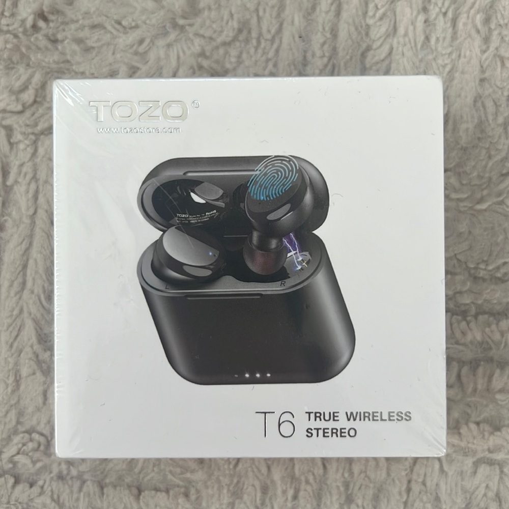 TOZO True Wireless Earbuds Bluetooth Headphones Wireless ChargingCase Waterproof